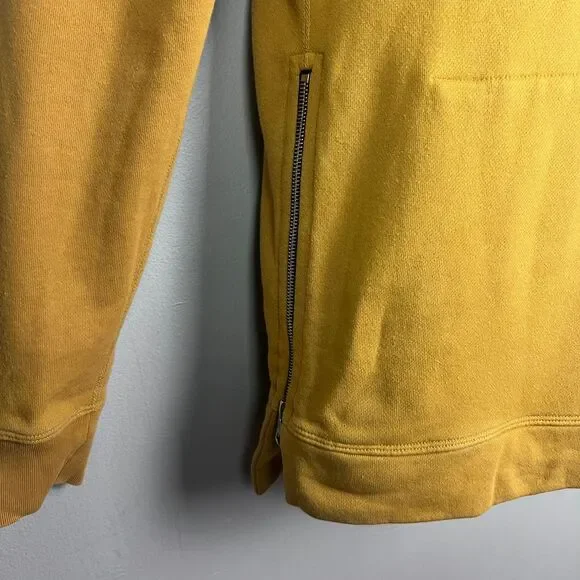 John Elliott Hooded Villain Pullover Sweatshirt Hoodie Size M 2‎ Mustard